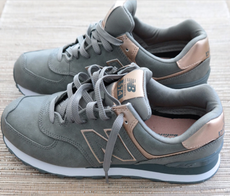 new balance charcoal rose gold